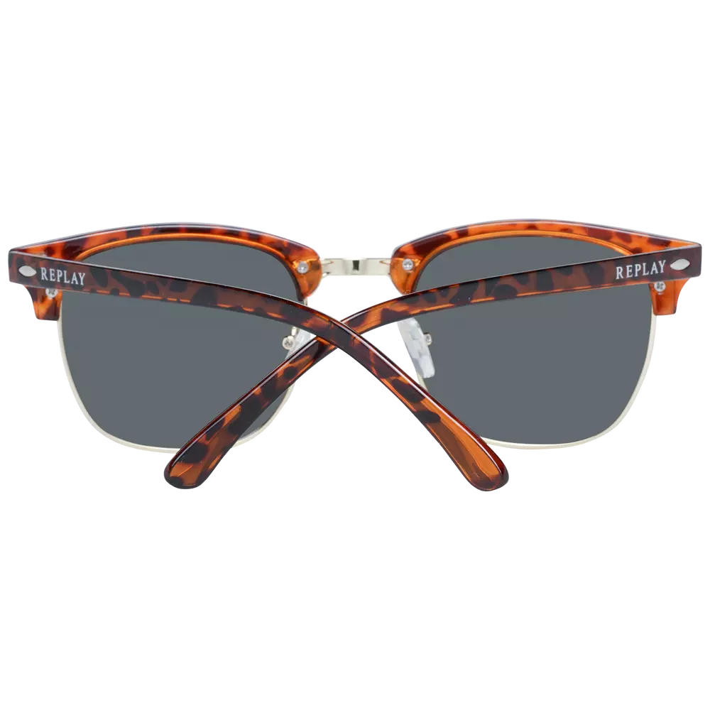 Replay Brown Unisex Sunglasses