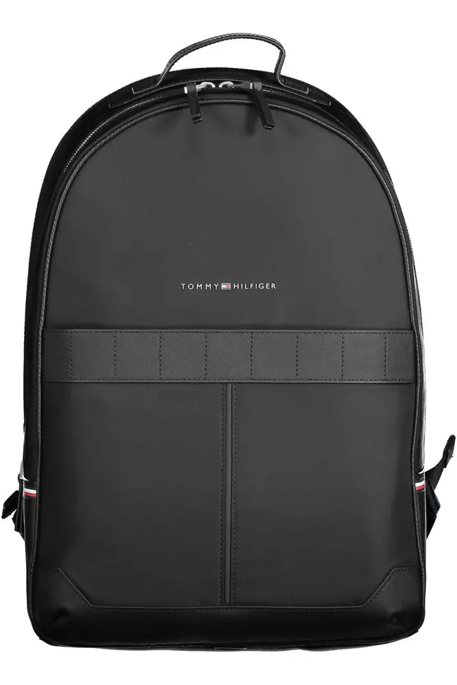 Tommy Hilfiger Μαύρο Πολυεστερικό Ανδρικό Backpack