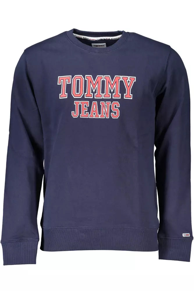 Tommy Hilfiger Μπλε Βαμβακερό Ανδρικό Πουλόβερ