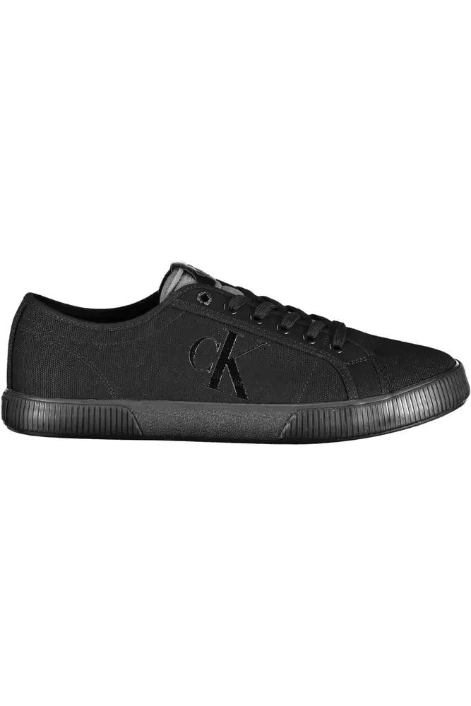 Calvin Klein Μαύρο Βαμβακερό Ανδρικό Sneaker