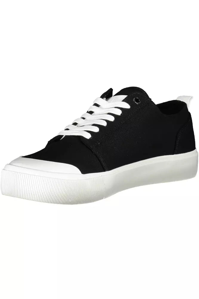 Calvin Klein Μαύρα Βαμβακερά Ανδρικά Sneakers