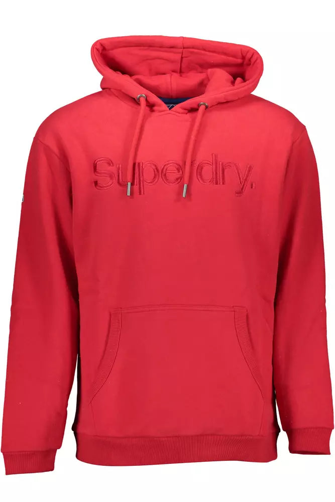 Superdry Chic Ροζ Φούτερ με κουκούλα με κέντημα