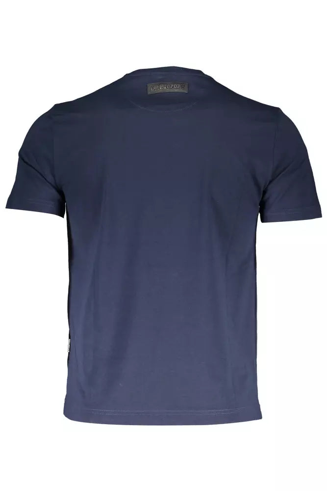 Μπλουζάκι <tc>Plein Sport</tc> Dashing Blue Printed Crew Neck