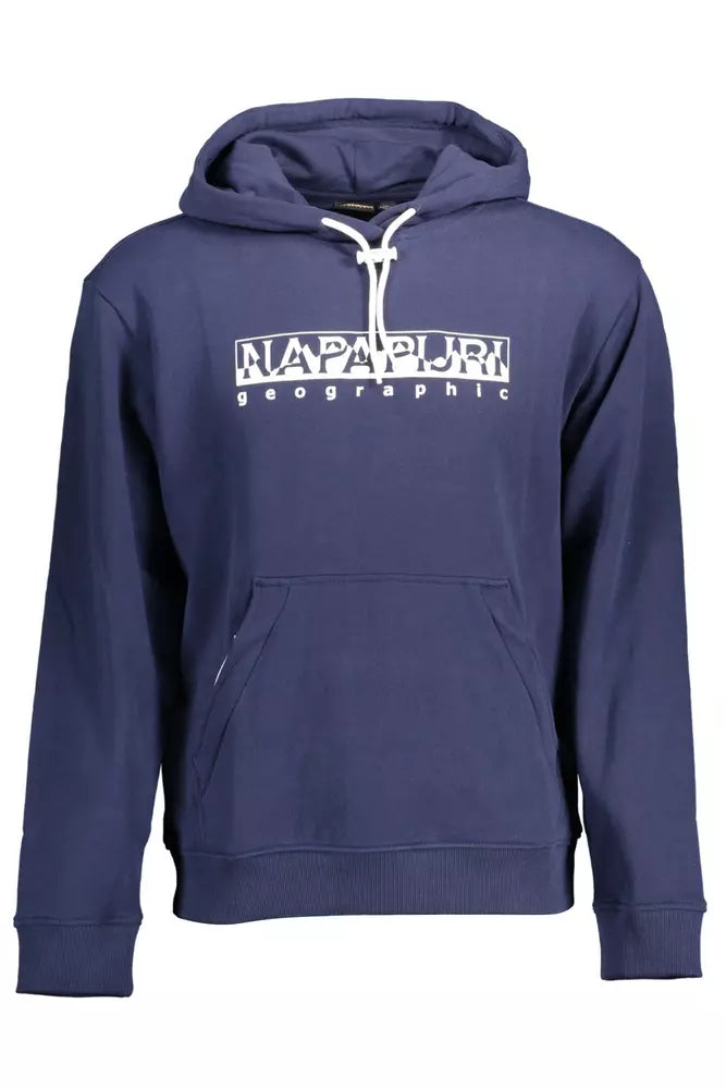 Napapijri Blue Cotton Men Sweater