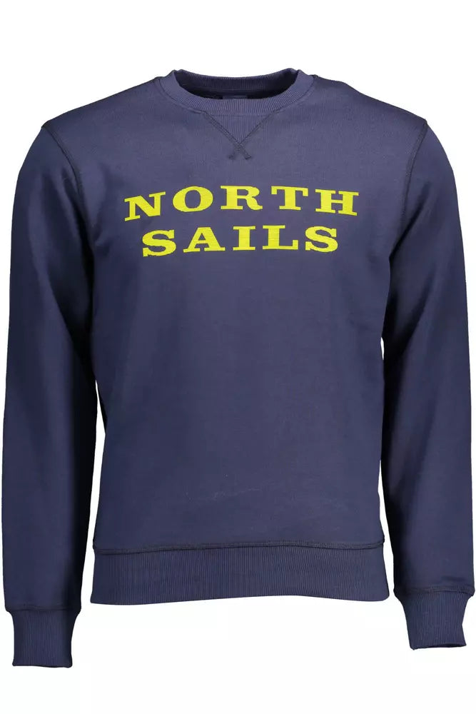 Φούτερ <tc>North Sails</tc> Sleek Blue Cotton Crewneck