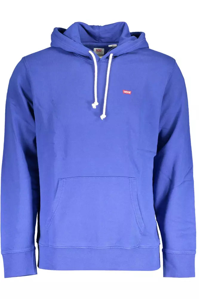 Φούτερ Levi's Chic Blue Cotton Hooded