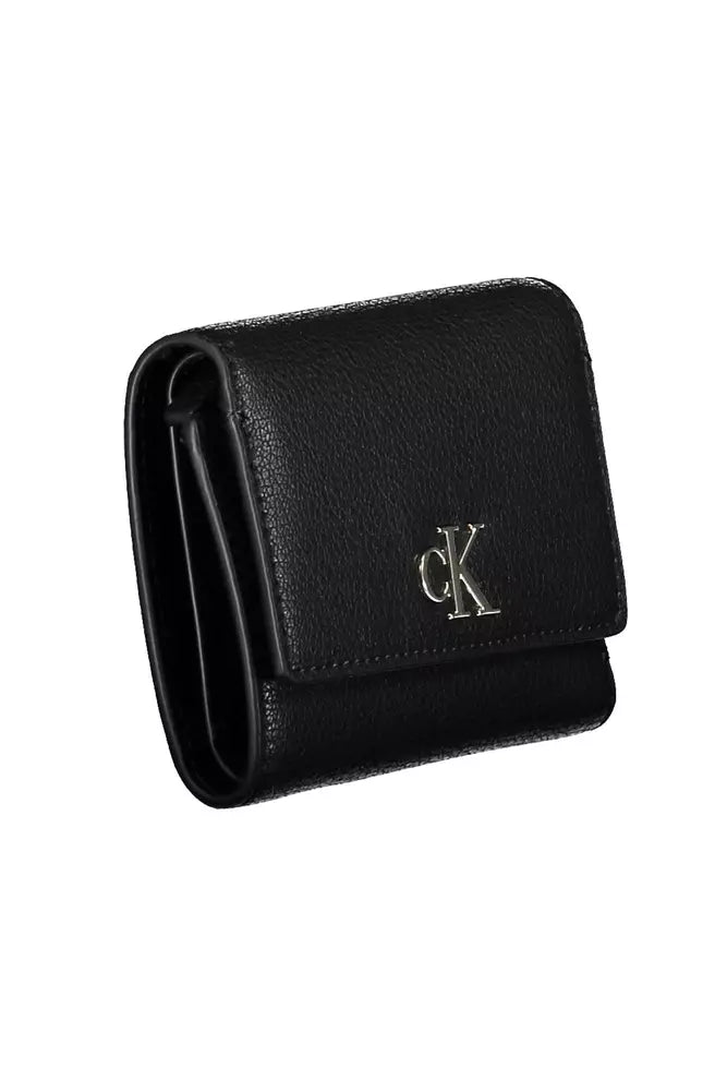 Calvin Klein Black Polyester Women Wallet