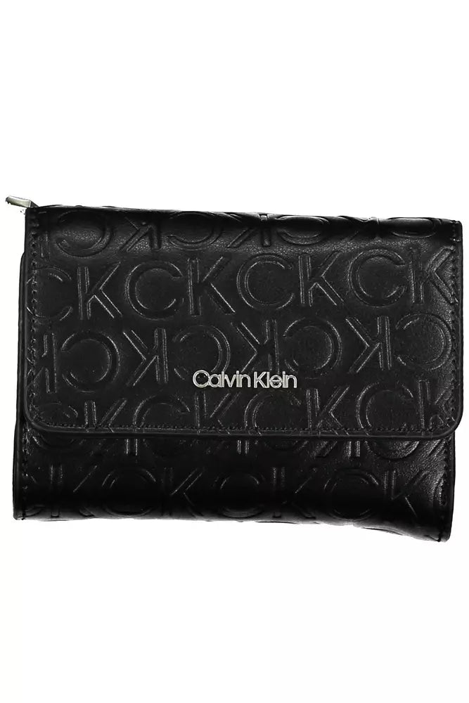 Calvin Klein Κομψό Μαύρο Πορτοφόλι Πολυαιθυλενίου με RFID Blocker