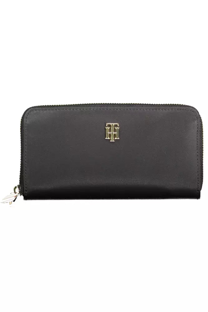 Tommy Hilfiger Black Nylon Women Wallet