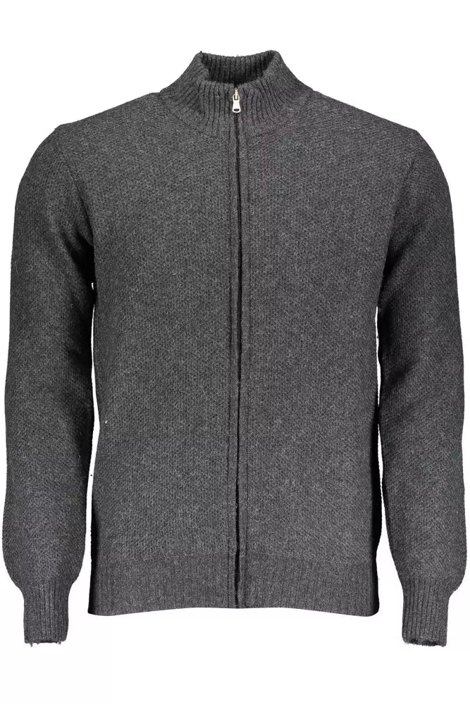 North Sails Elegant Gray Full Zip Cardigan