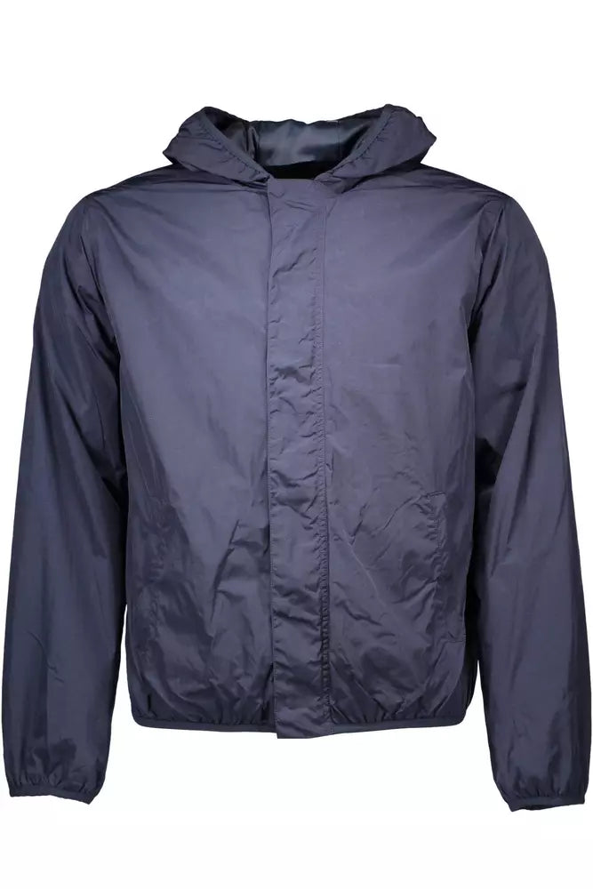 Gant Chic Blue Nylon Sport Jacket με κουκούλα