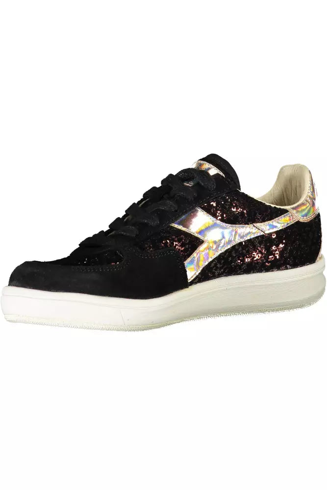 Sneakers Diadora Chic Black Contrast με κορδόνια