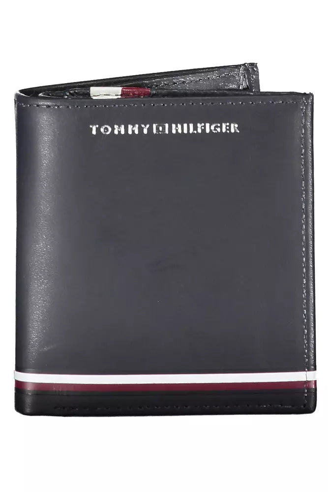 Tommy Hilfiger Μπλε Δερμάτινο Ανδρικό Πορτοφόλι