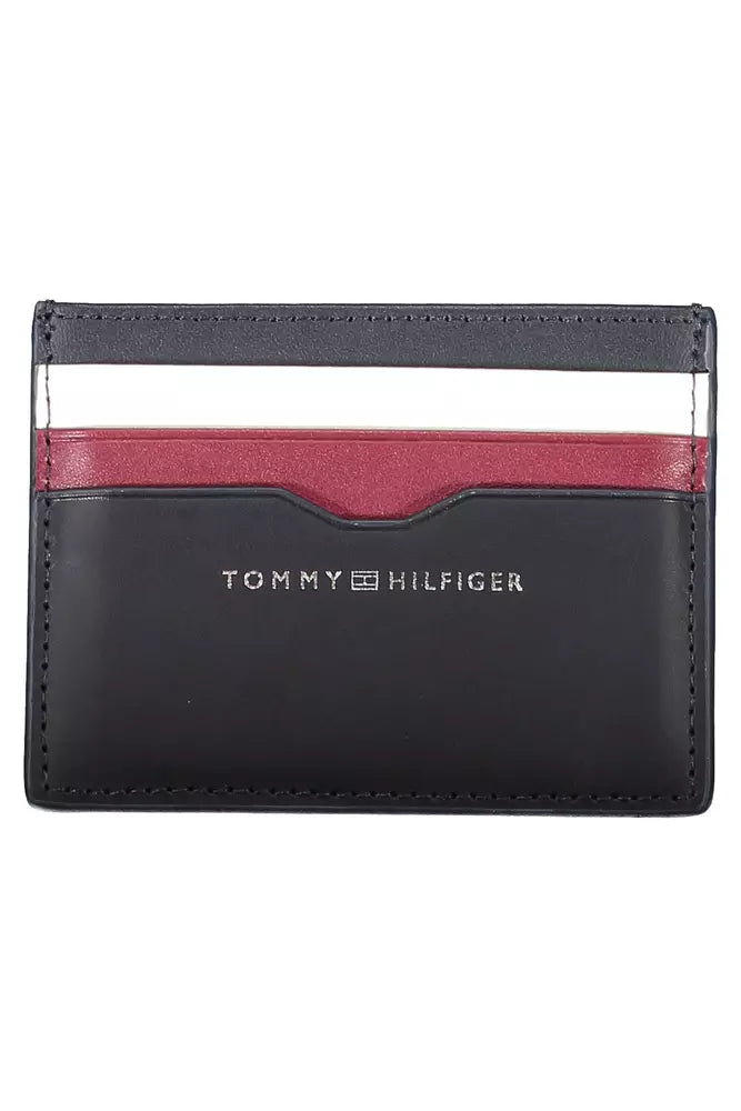 Tommy Hilfiger Μπλε Δερμάτινο Ανδρικό Πορτοφόλι