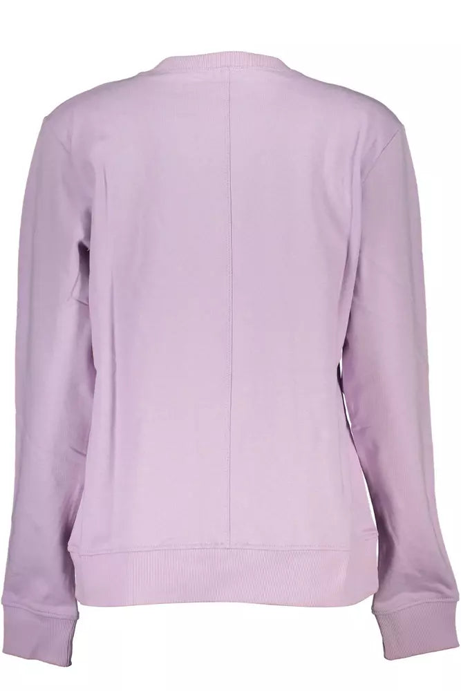 North Sails Chic Purple Organic Cotton Sweatshirt