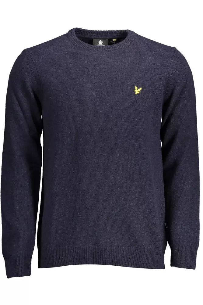 Πουλόβερ Lyle &amp; Scott Classic Blue Wool Blend