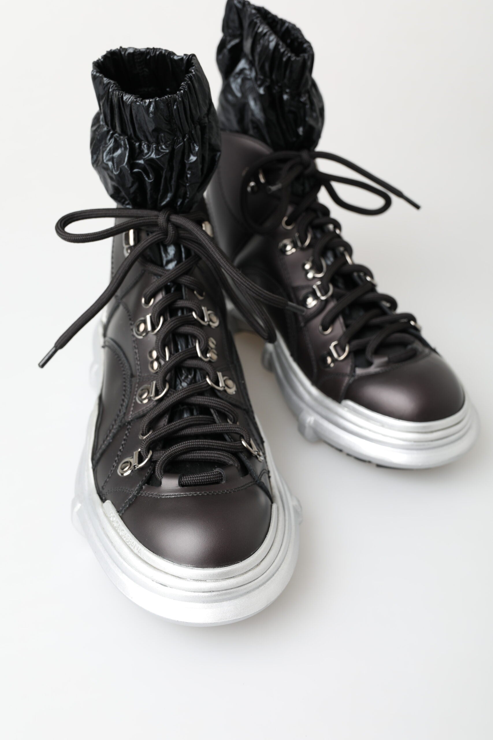 Μποτάκι για πάνινα παπούτσια Dolce &amp; Gabbana Black High Top