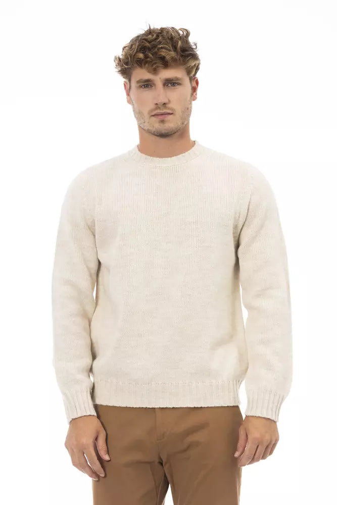 <tc>Alpha Studio</tc> Κομψό Πουλόβερ Alpaca Blend Crewnneck