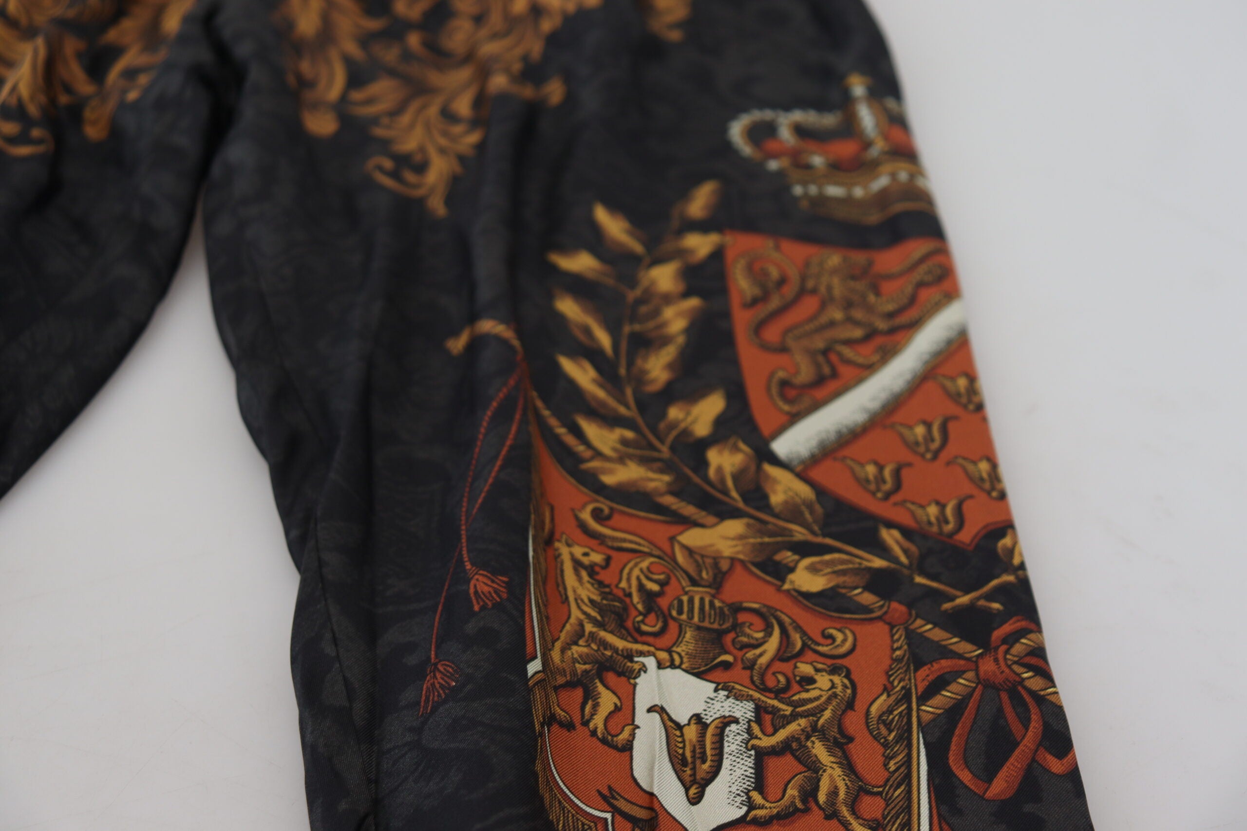 Φούτερ Dolce &amp; Gabbana Baroque Crown Silk Sweatpants