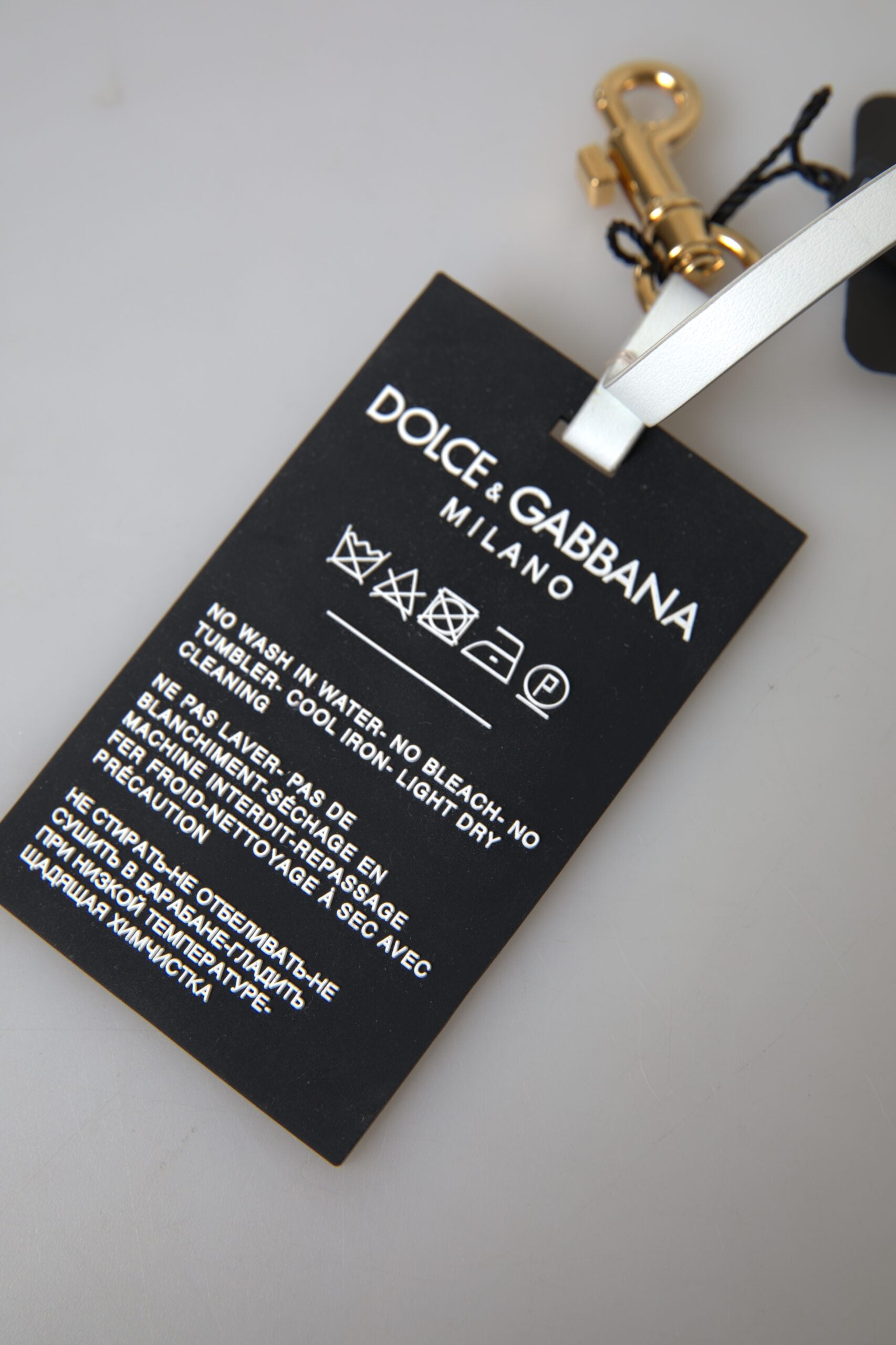 Μπρελόκ Dolce &amp; Gabbana Chic Black and Gold Designer