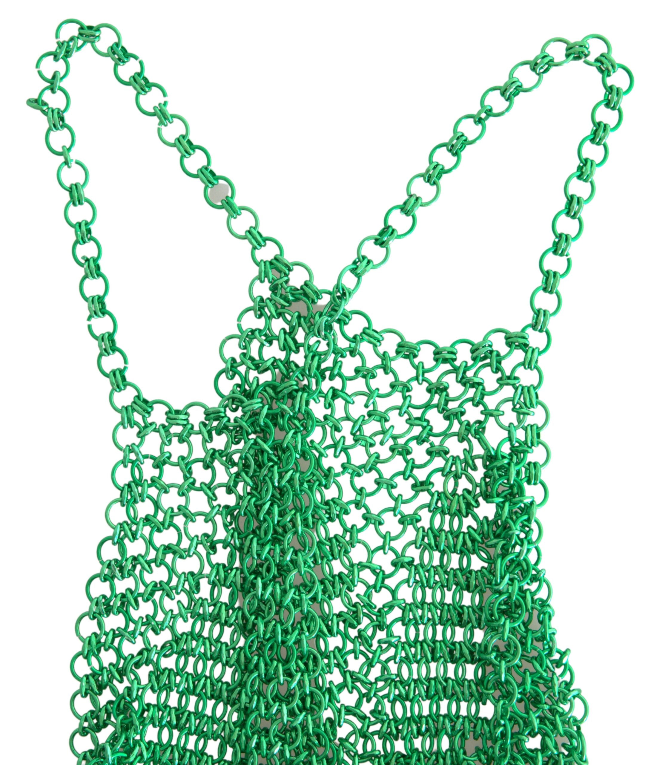 Dolce &amp; Gabbana Emerald Halter Cropped Tank Top