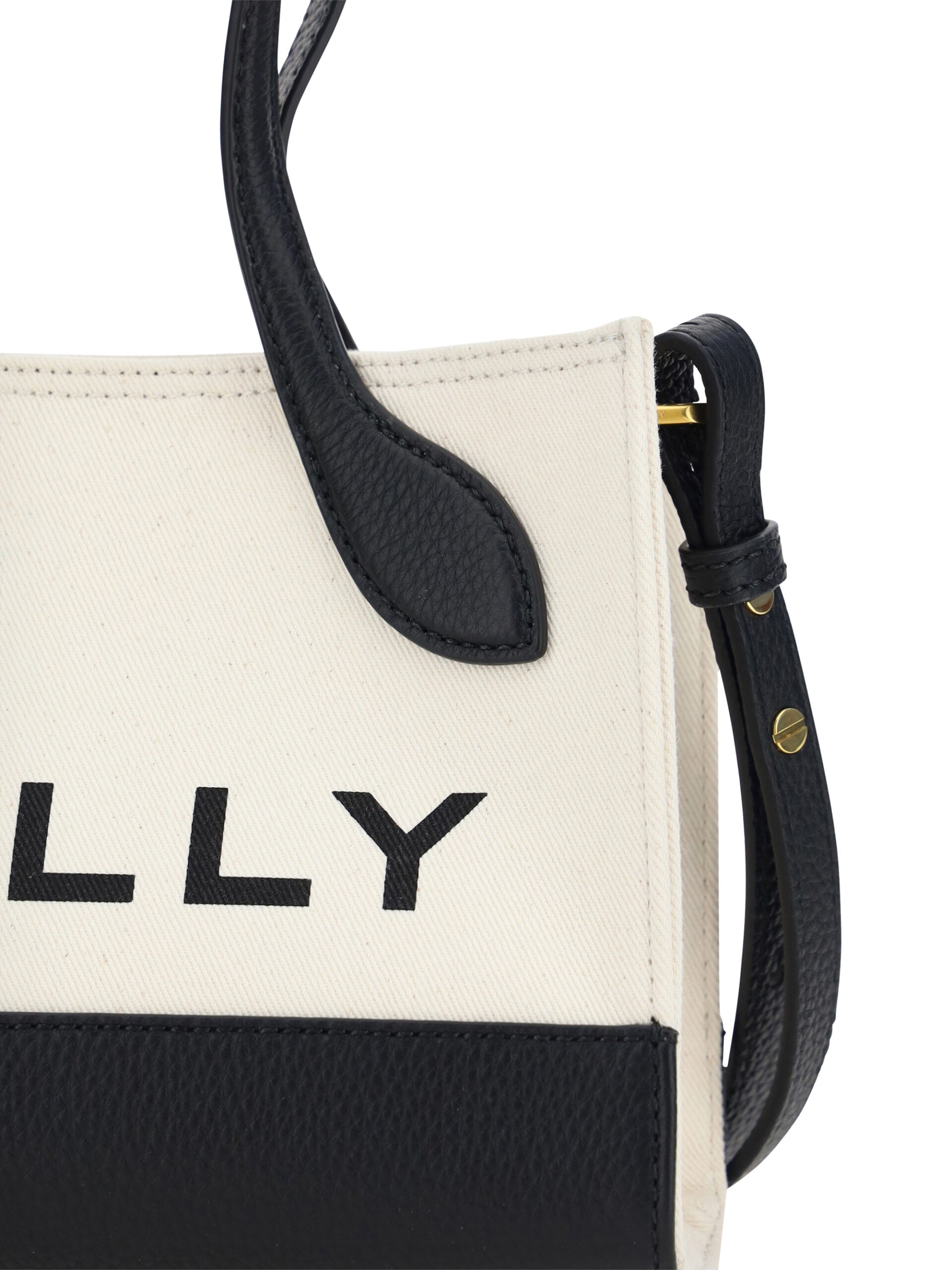 Μίνι δερμάτινη τσάντα Bally Chic Contrast