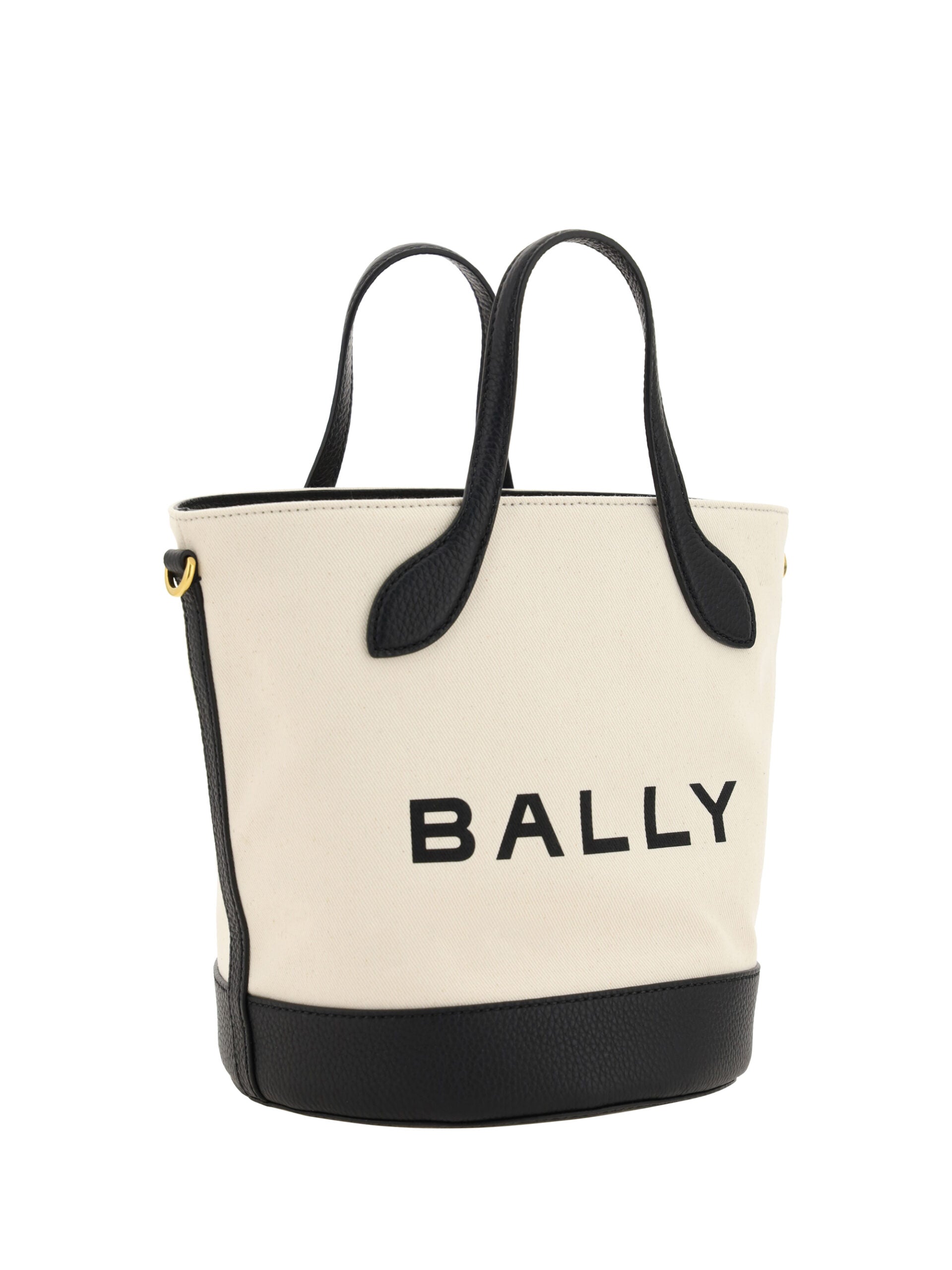 Bally Elegant Monogram Bucket Bag σε ασπρόμαυρο