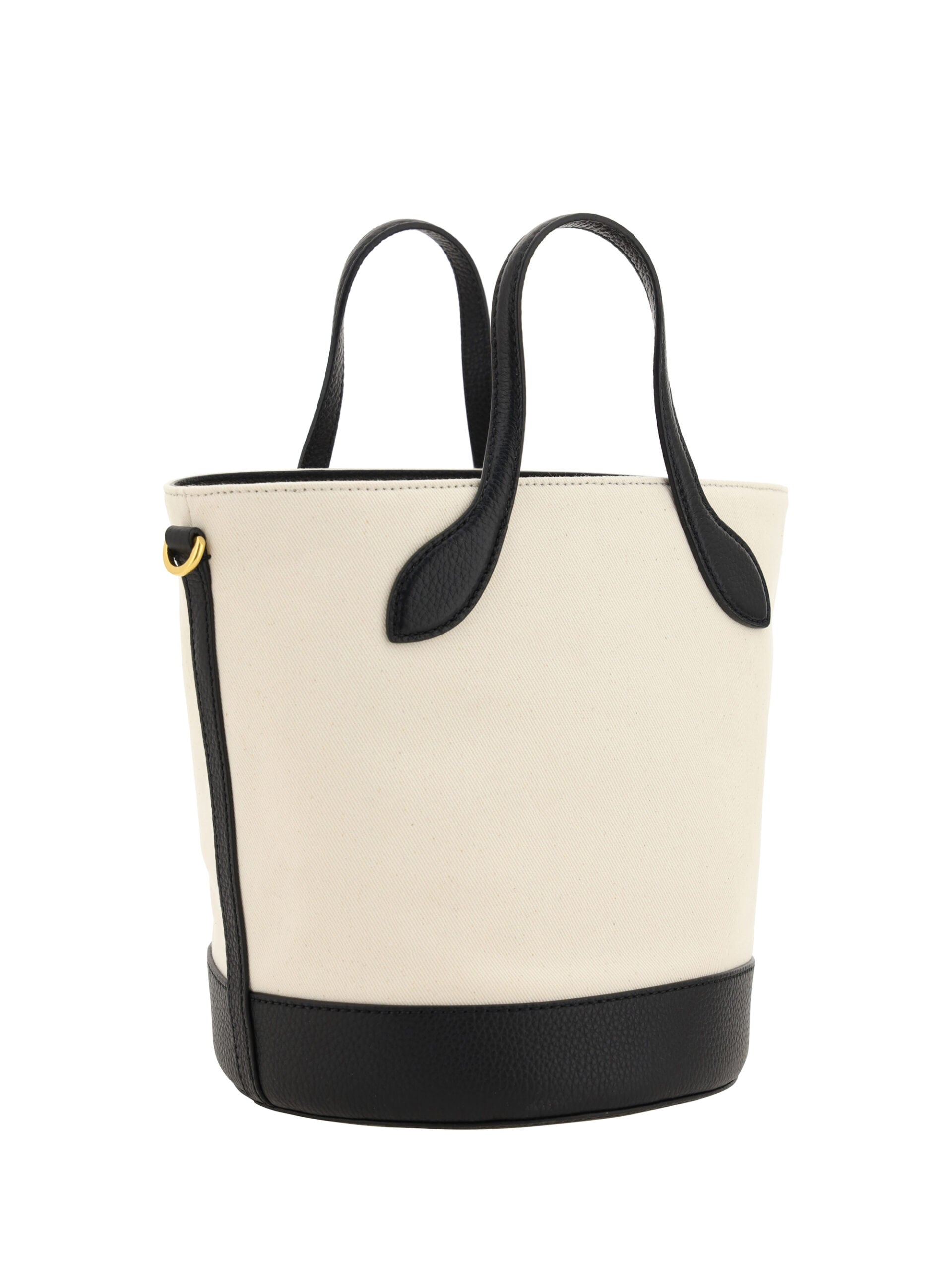 Bally Elegant Monogram Bucket Bag σε ασπρόμαυρο