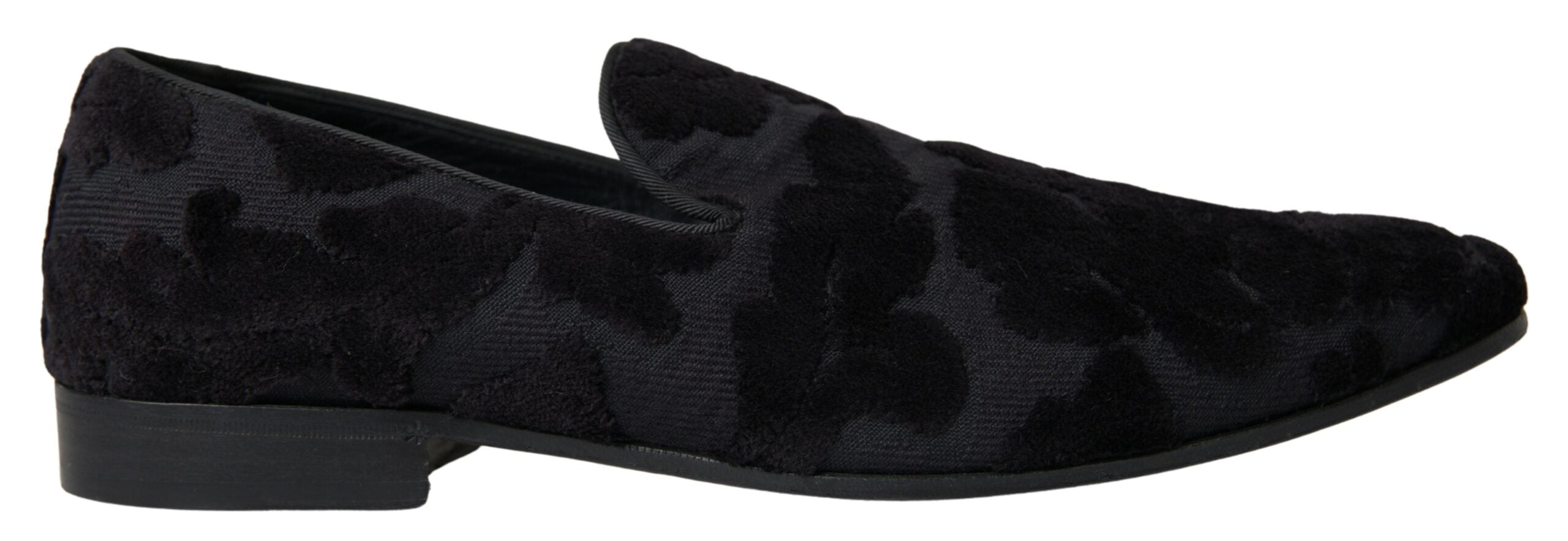 Dolce &amp; Gabbana Exquisite Black Vintage Loafers για άνδρες