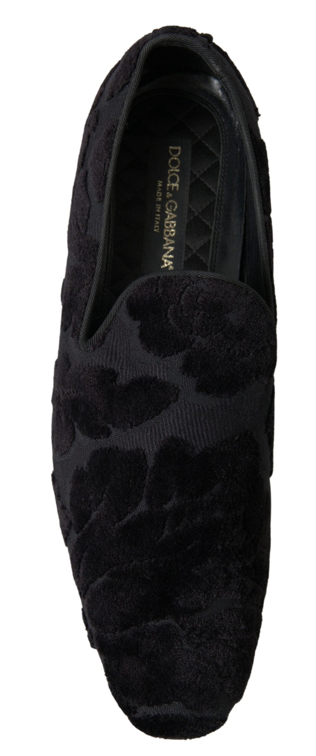 Dolce &amp; Gabbana Exquisite Black Vintage Loafers για άνδρες