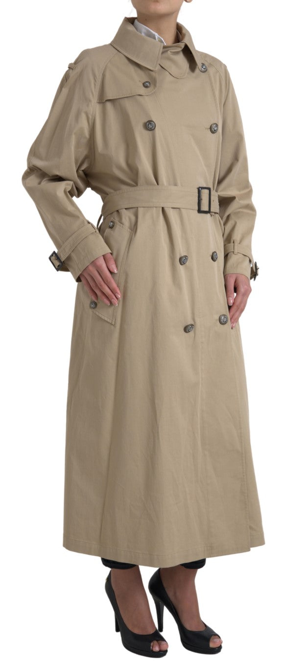 Dolce & Gabbana Elegant Double Breasted Trench Coat