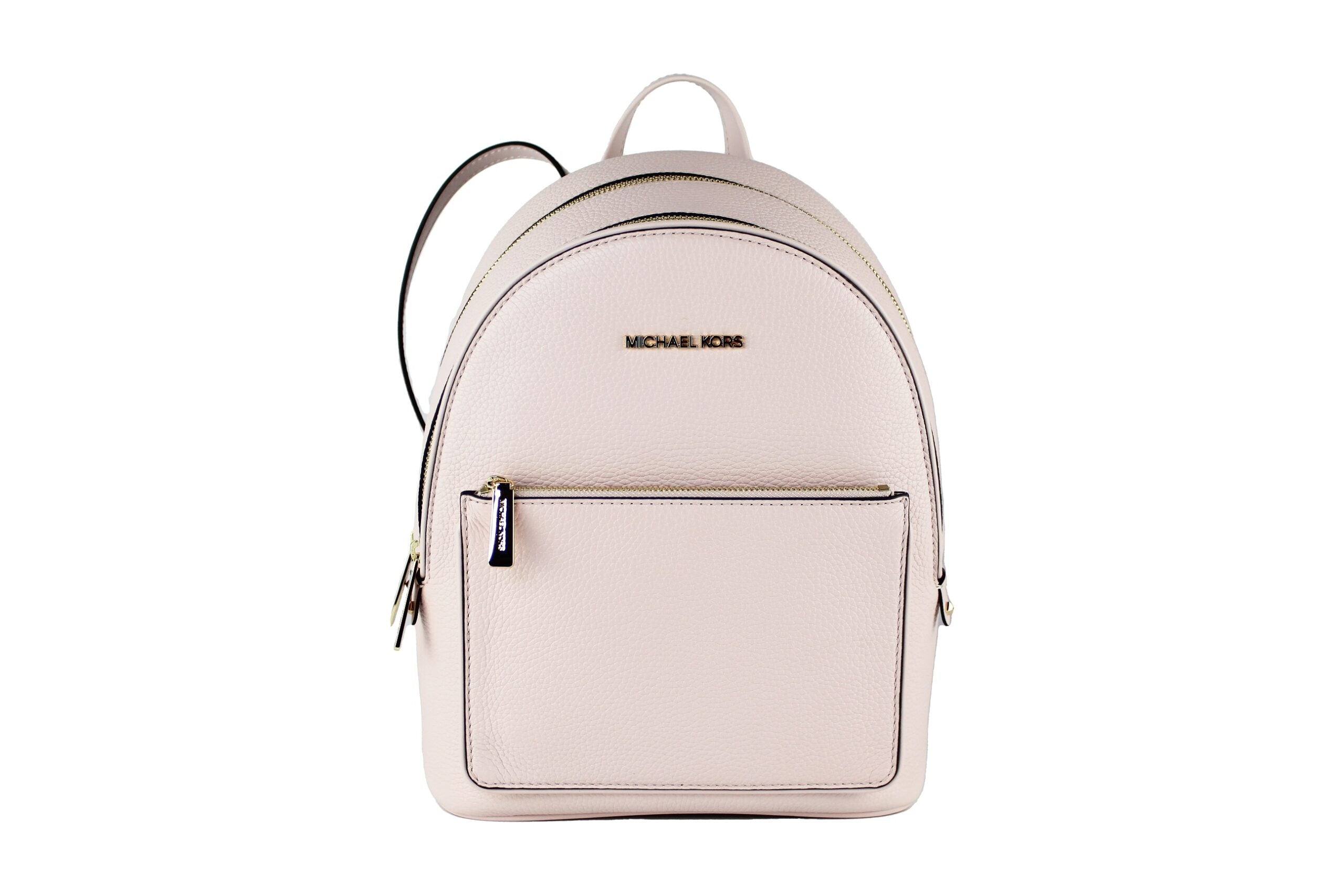 Michael Kors Adina Medium Powder Blush Δερμάτινο Convertible Backpack BookBag