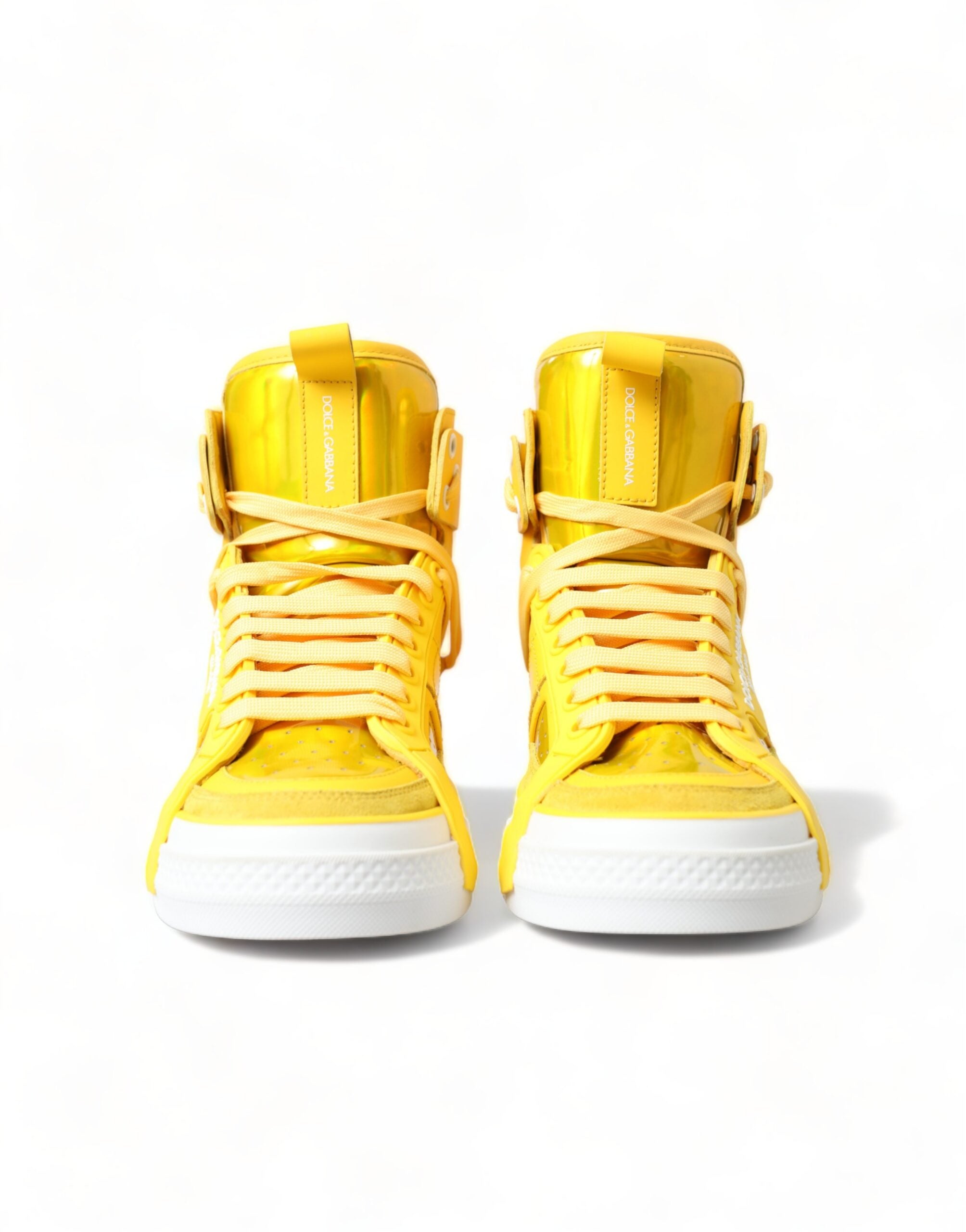 Dolce &amp; Gabbana Chic High-Top Color-Block Sneakers