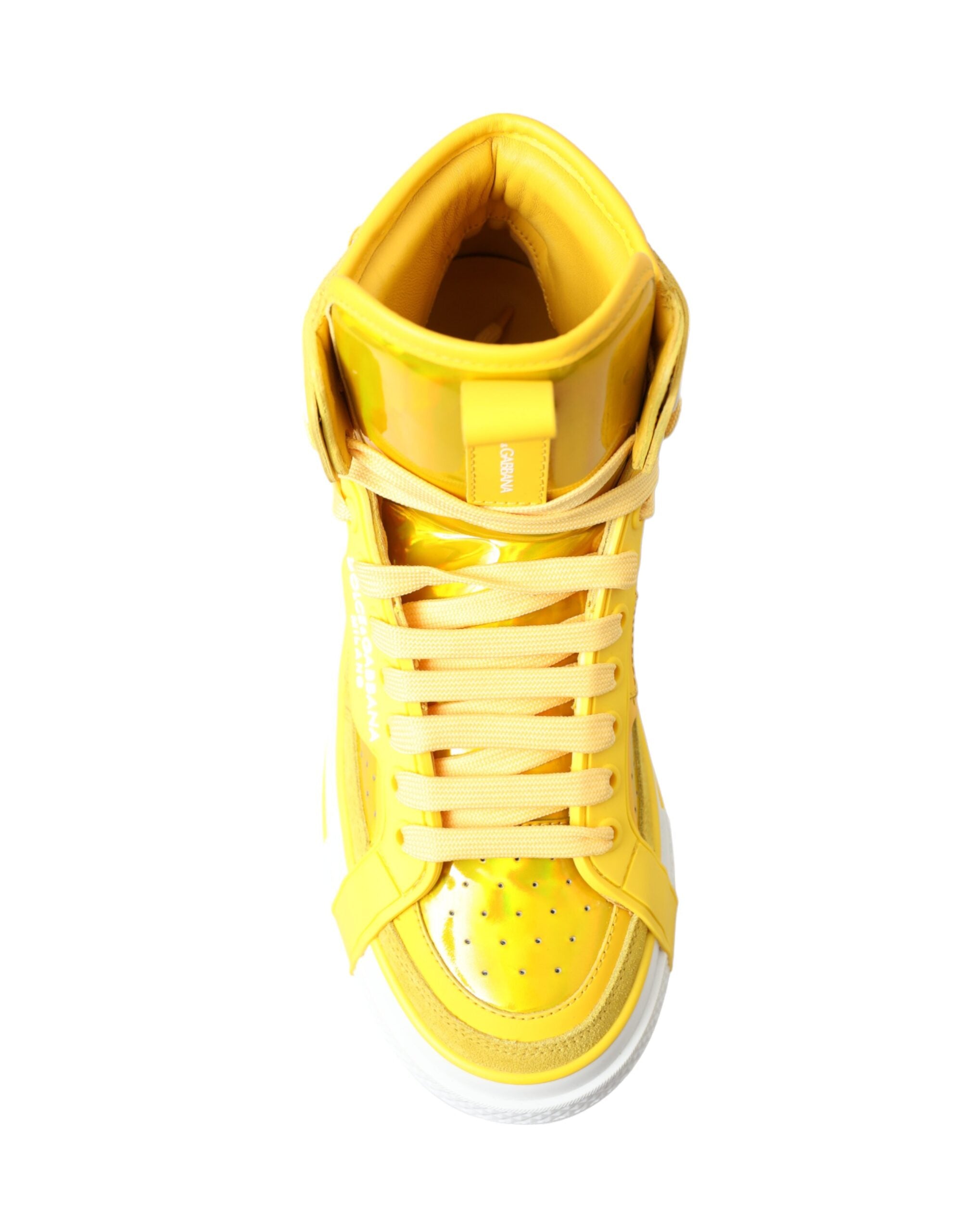 Dolce &amp; Gabbana Chic High-Top Color-Block Sneakers