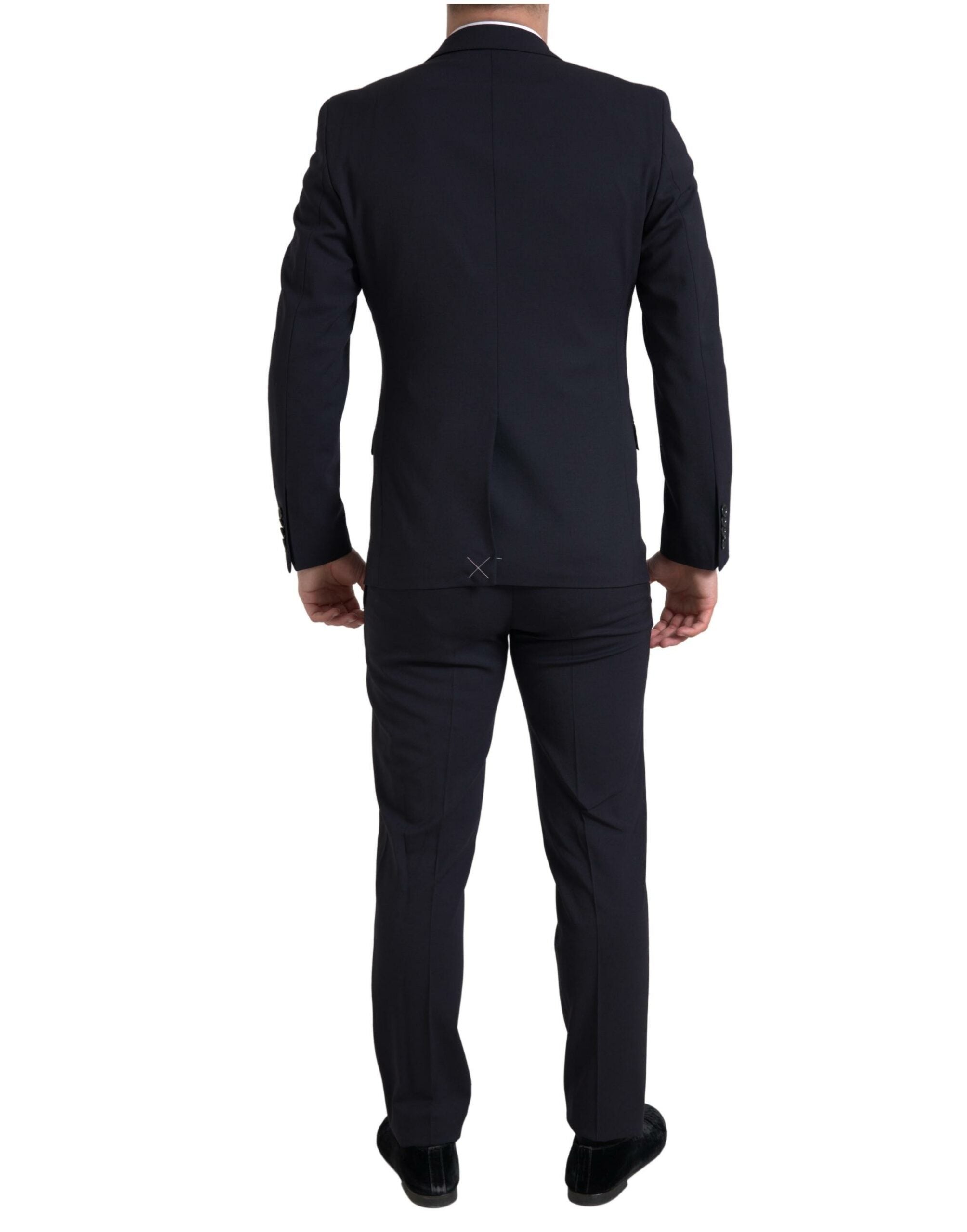 Dolce &amp; Gabbana Sleek Dark Blue Martini Slim Fit κοστούμι