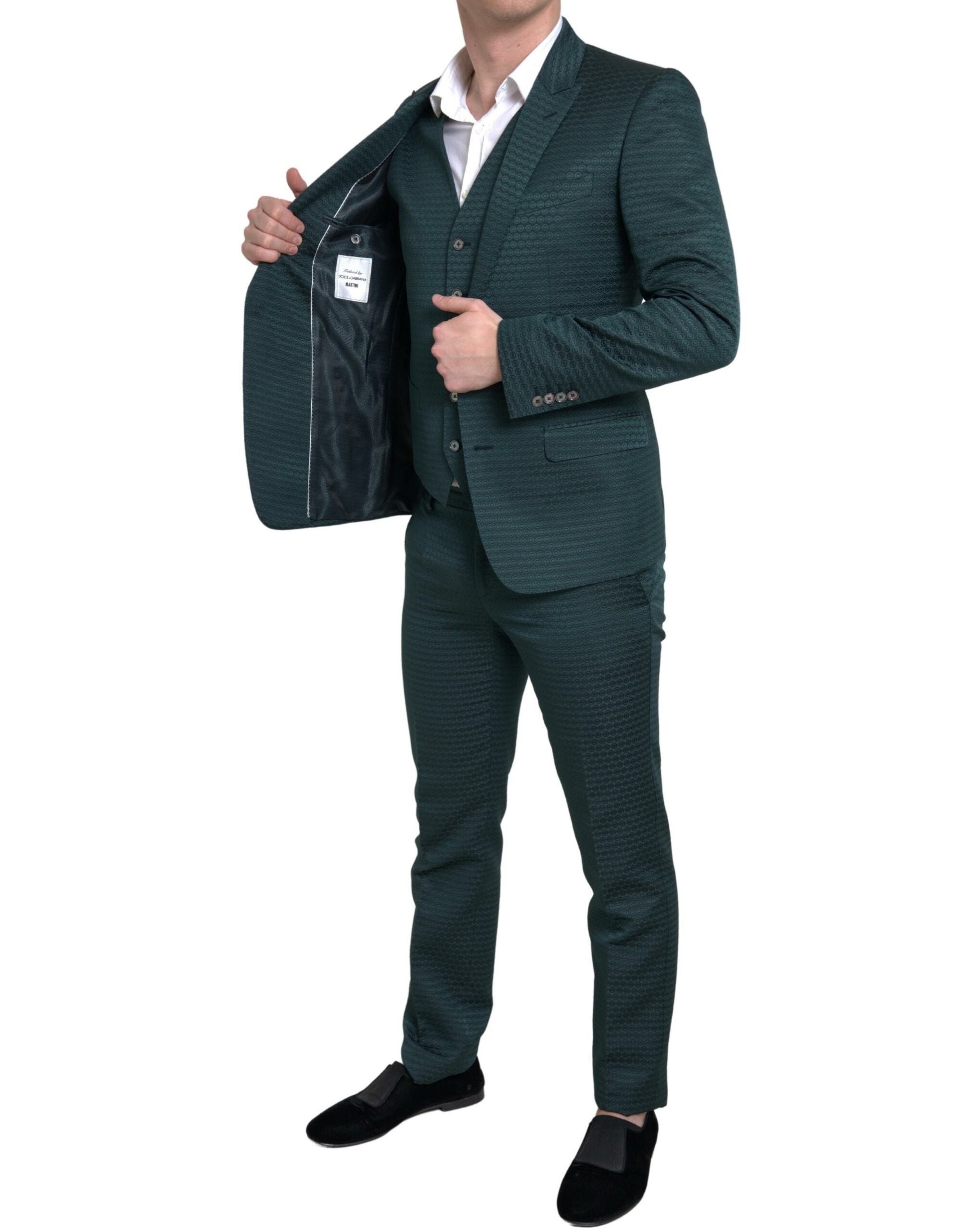 Στολή 3 τεμαχίων Dolce &amp; Gabbana Emerald Elegance Slim Fit