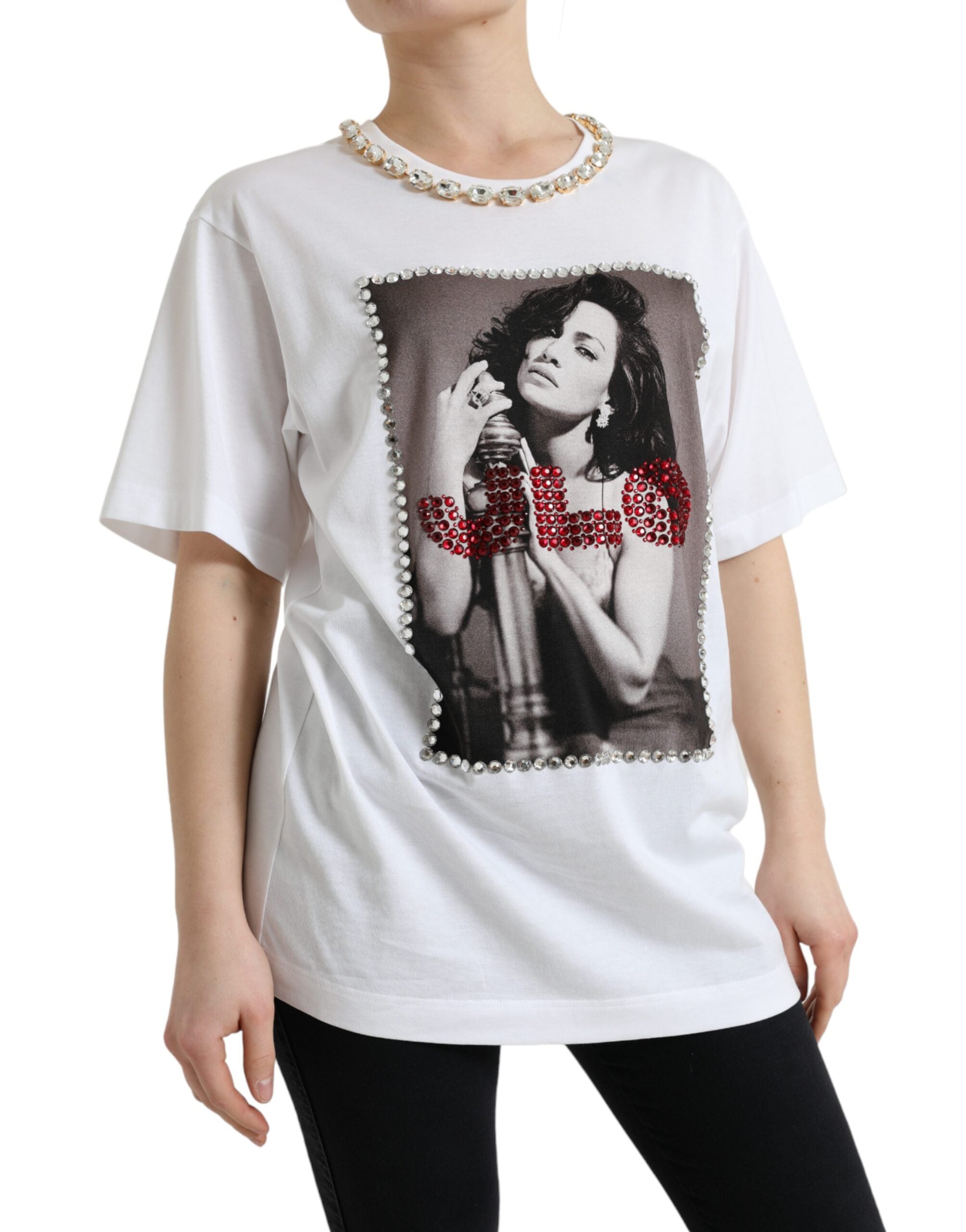 Dolce &amp; Gabbana J.Lo Portrait Crystal Tee – Limited Edition