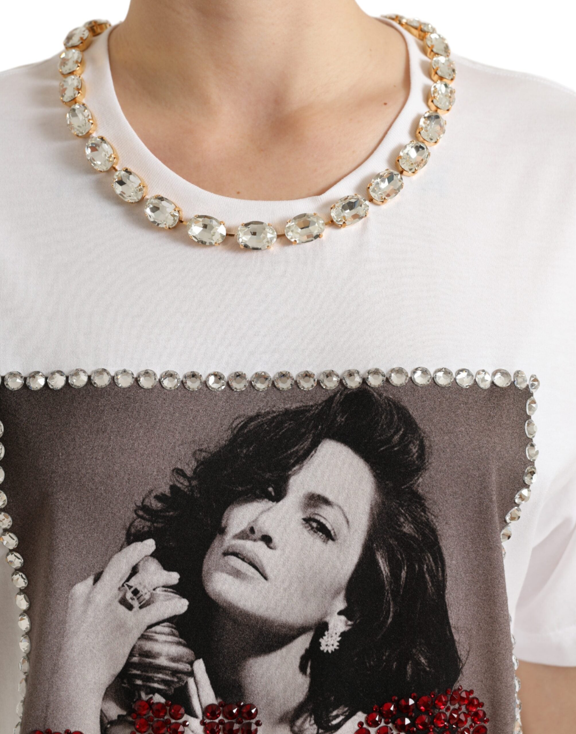 Dolce &amp; Gabbana J.Lo Portrait Crystal Tee – Limited Edition