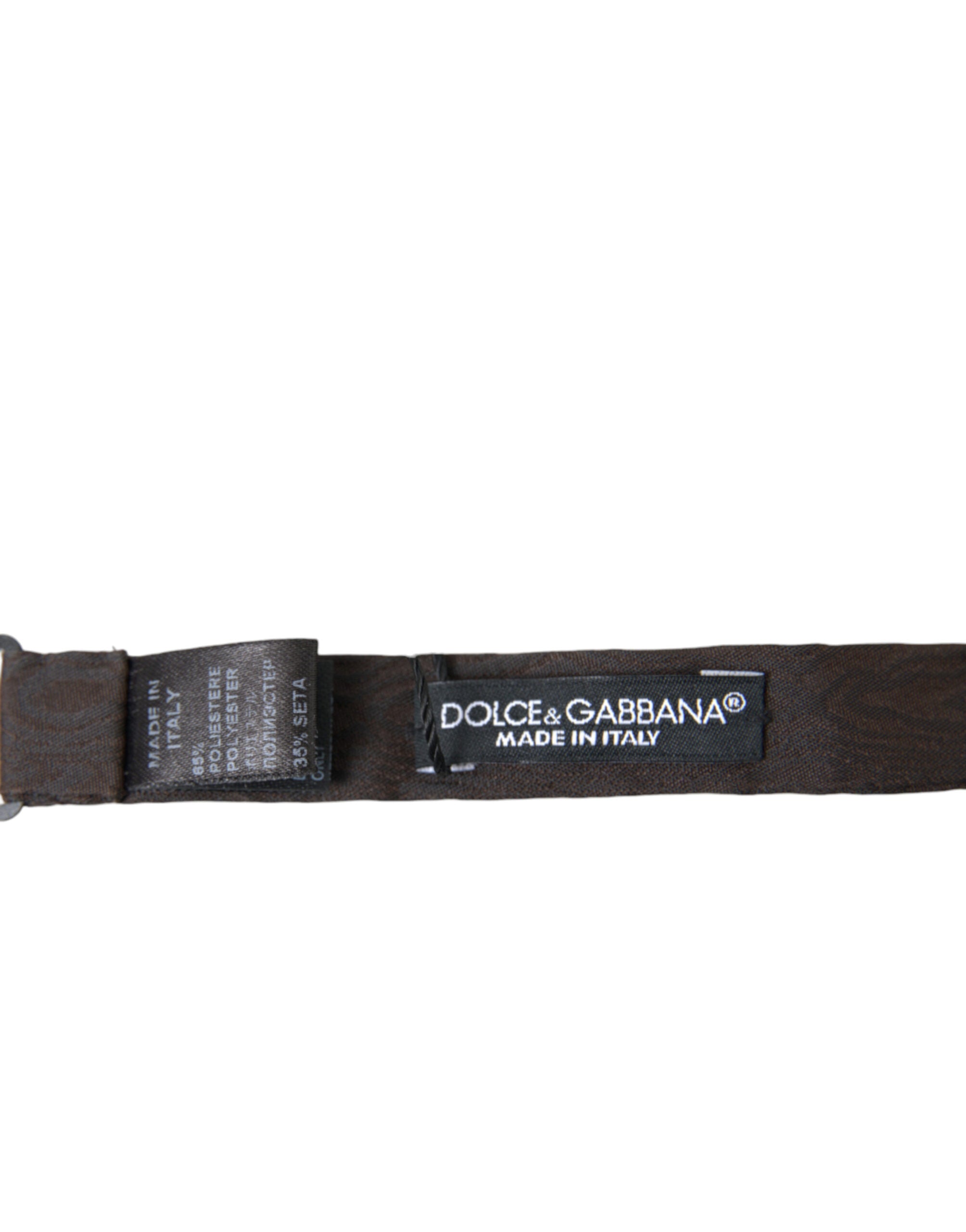 Κομψό παπιγιόν Dolce &amp; Gabbana σε καφέ Silk Blend