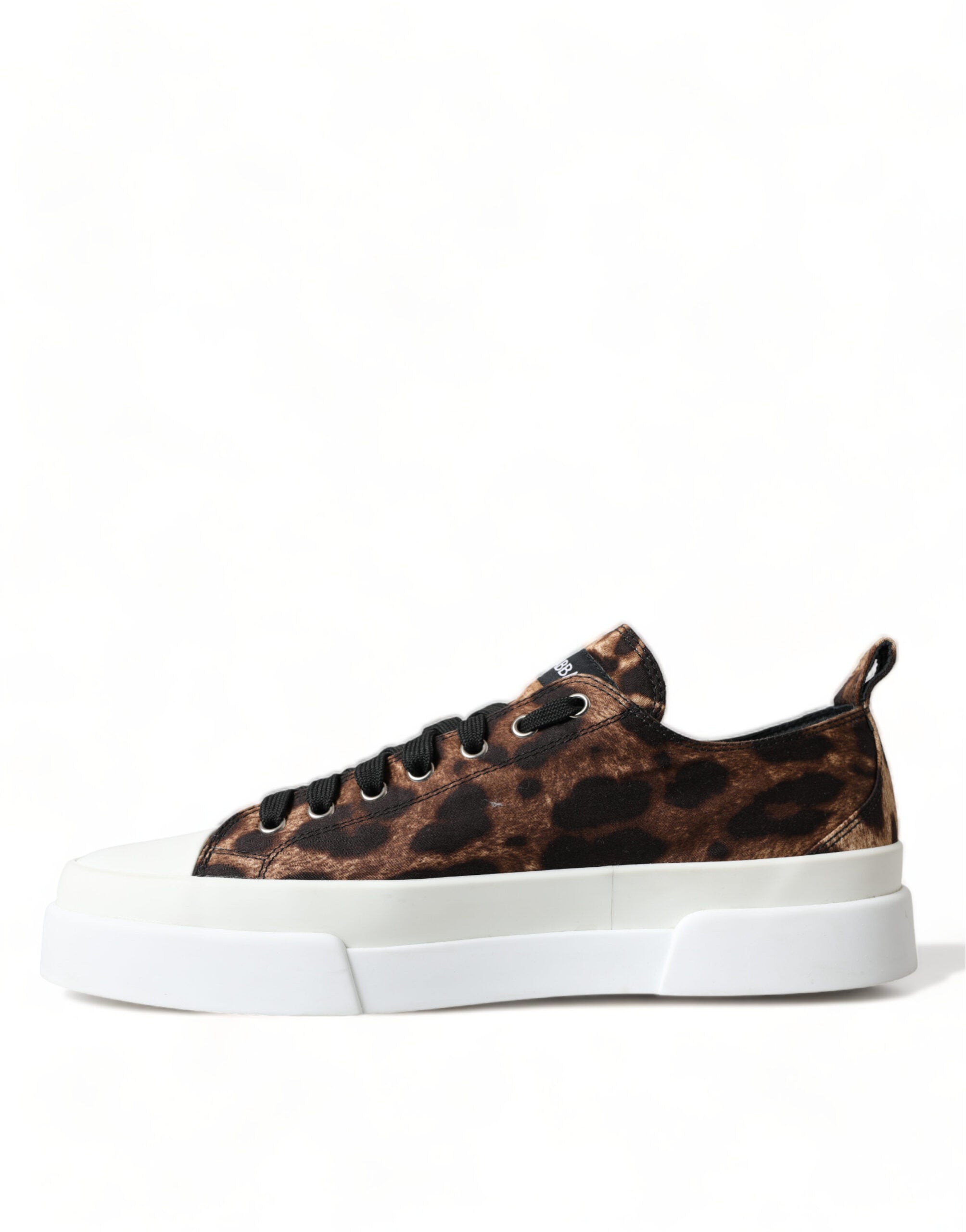 Dolce &amp; Gabbana Elegant Leopard Print Casual Sneakers