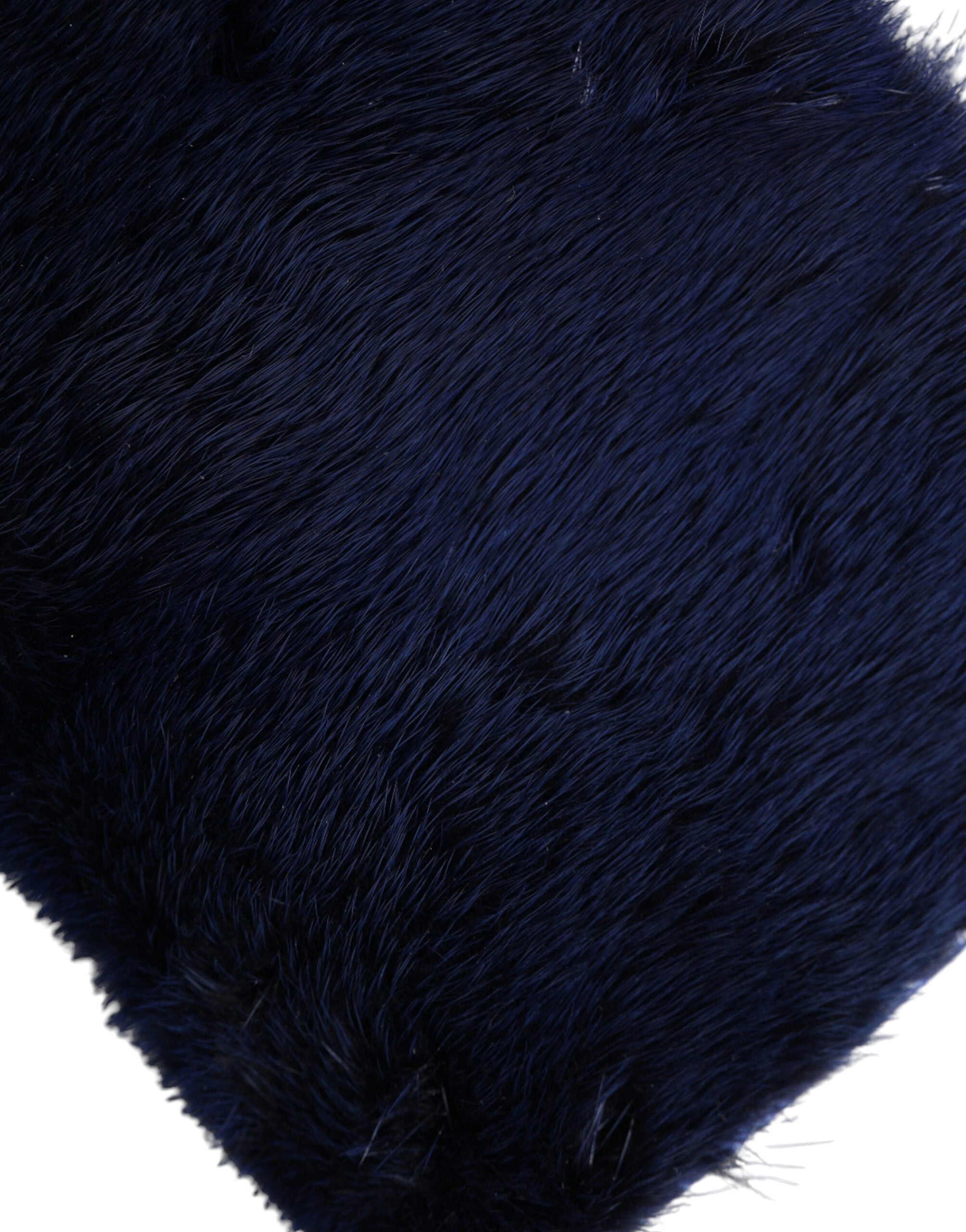 Τσάντα ώμου Dolce & Gabbana Exquisite Blue Mink Fur