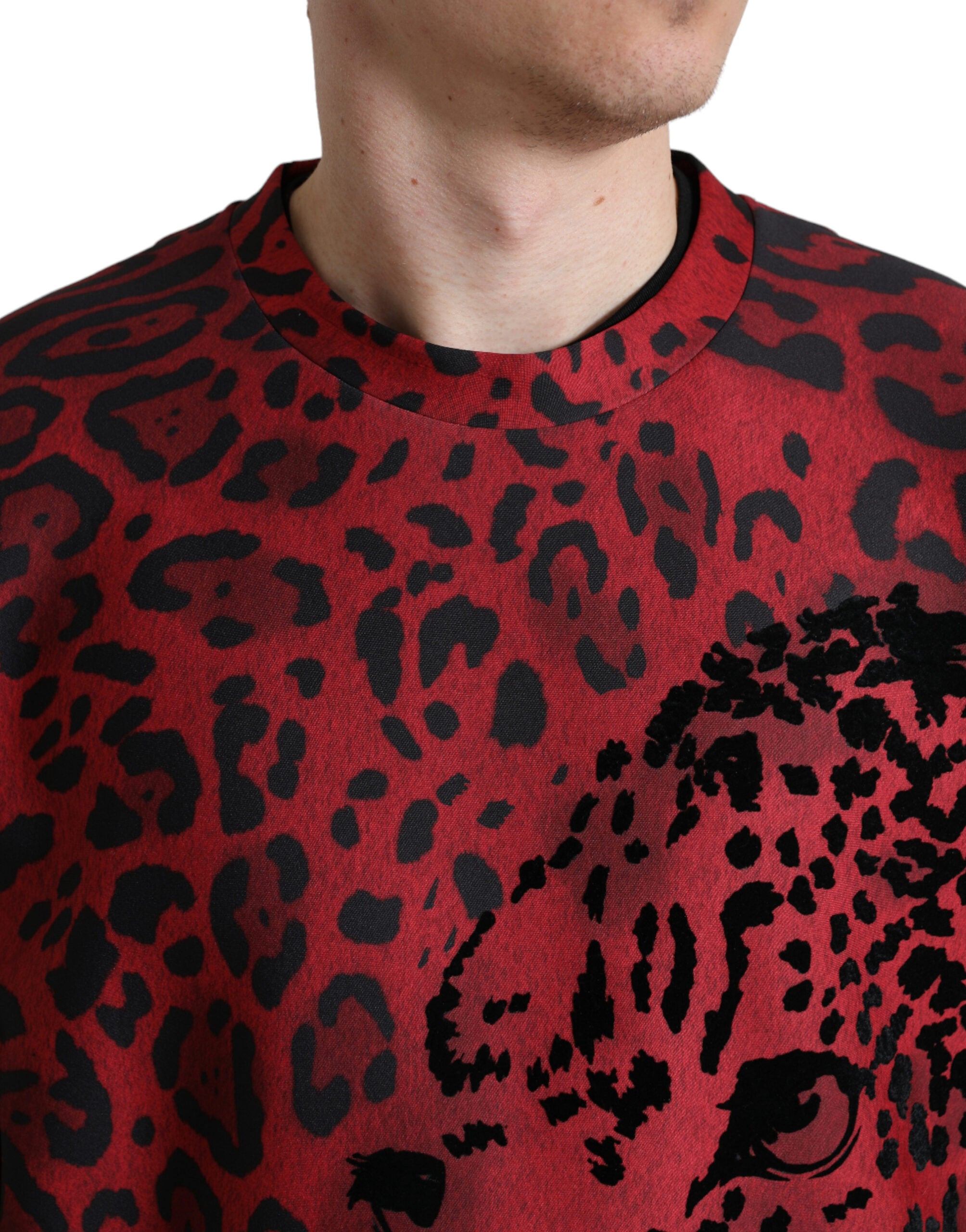 Κομψό πουλόβερ με Leopard print της Dolce &amp; Gabbana