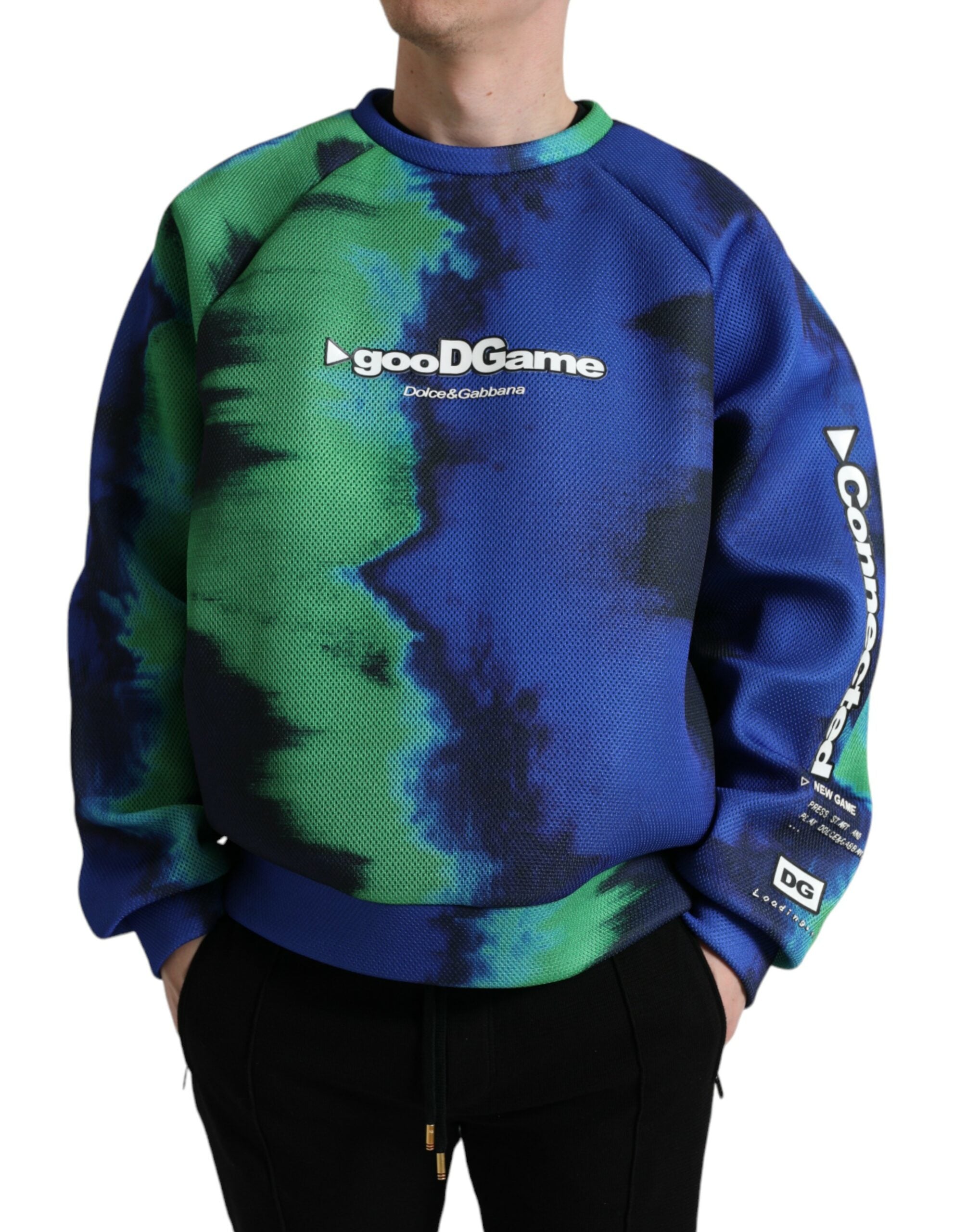 Πουλόβερ Dolce &amp; Gabbana Multicolor Graphic Crew Neck πουλόβερ