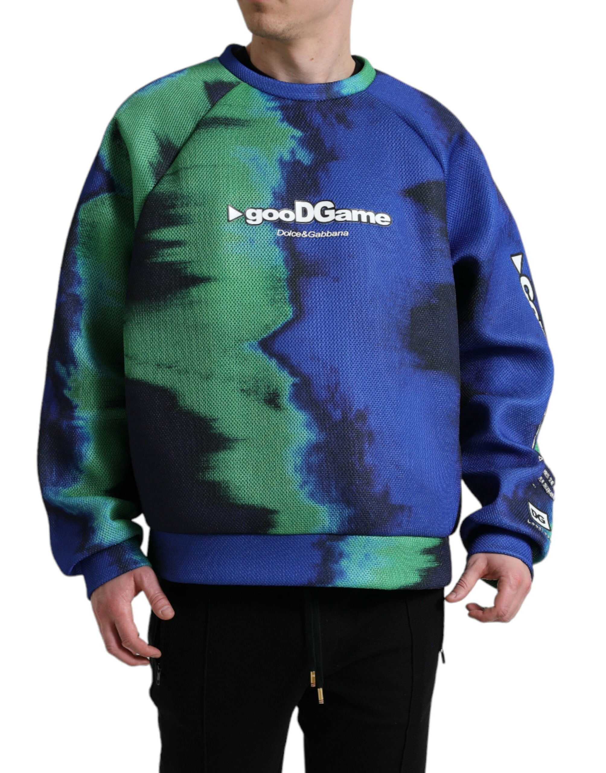 Πουλόβερ Dolce &amp; Gabbana Multicolor Graphic Crew Neck πουλόβερ