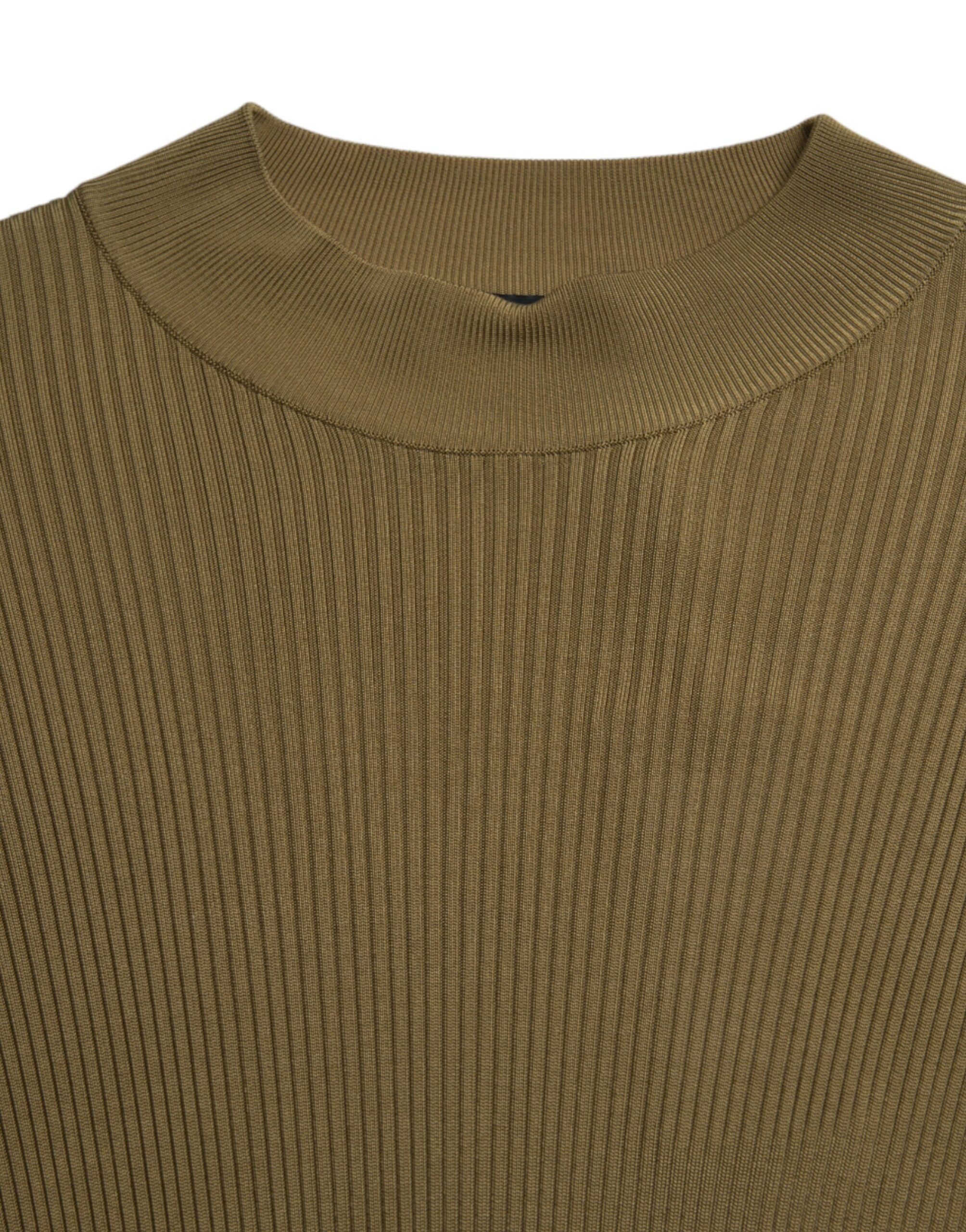 Πουλόβερ Dolce &amp; Gabbana Army Green Viscose Crew Neck