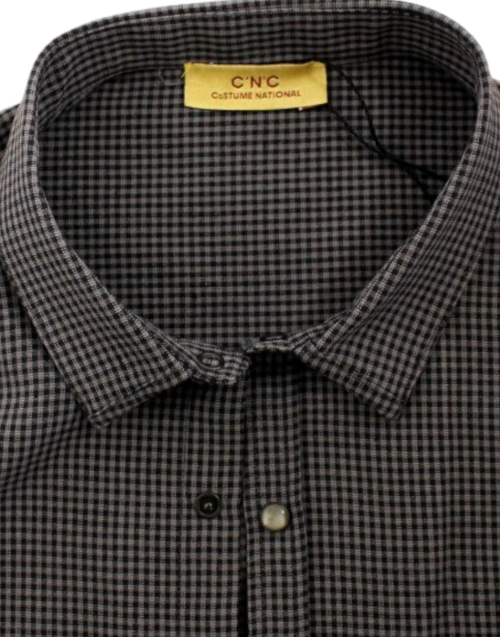 Κοστούμι National Chic Grey Checked Casual Line Blend πουκάμισο