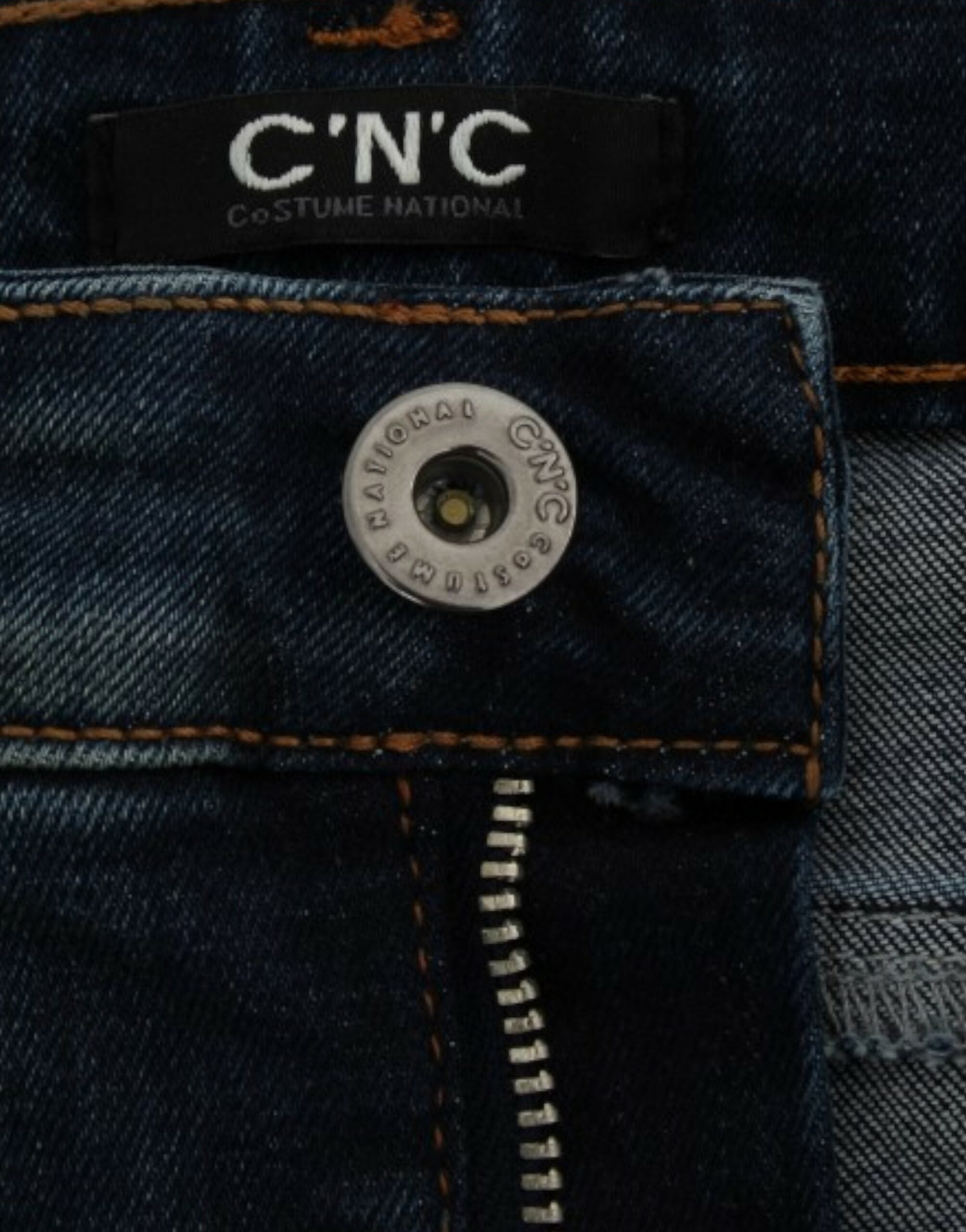 Κοστούμια National Chic Blue Straight Leg Designer Jeans