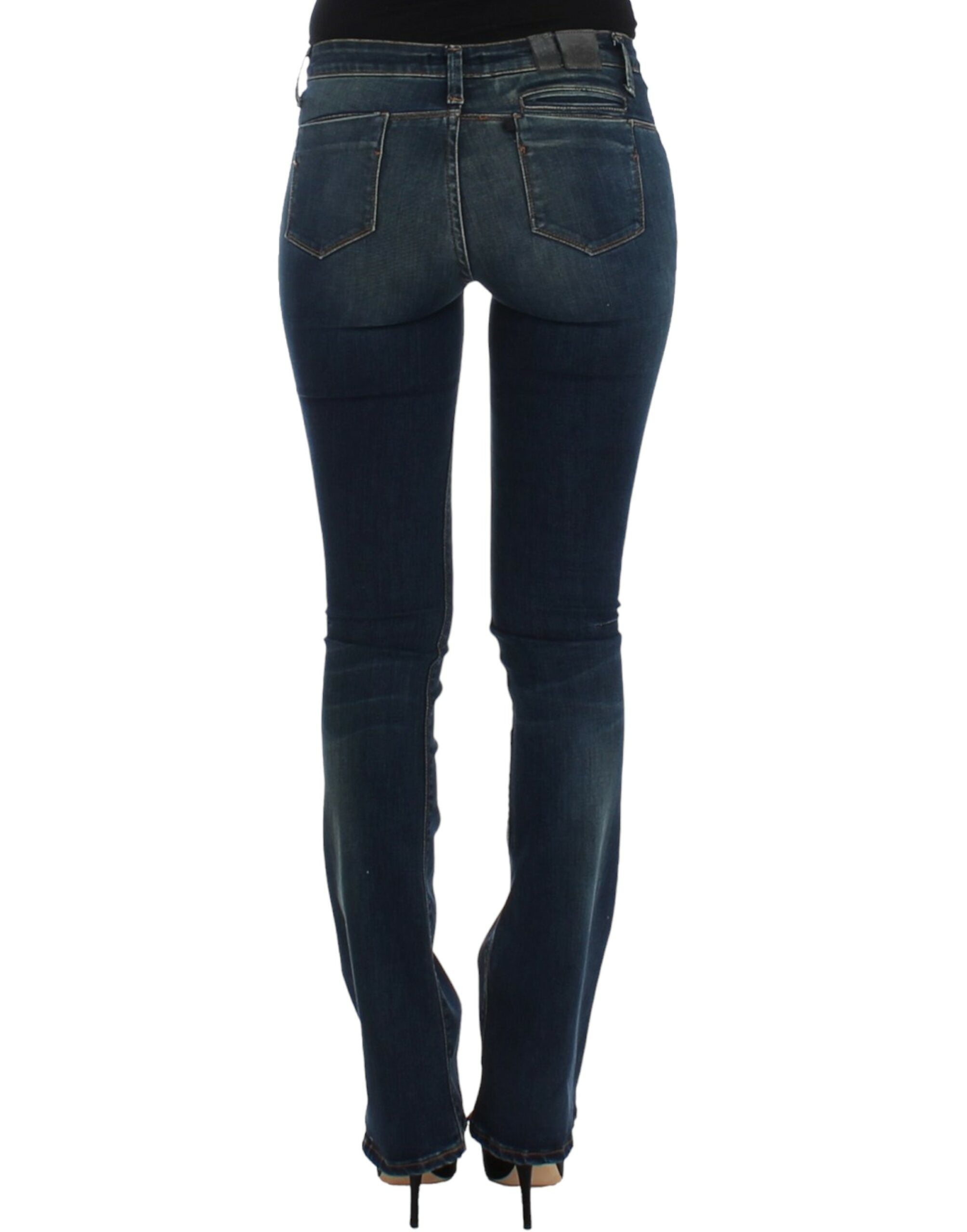 Κοστούμια National Chic Blue Straight Leg Designer Jeans