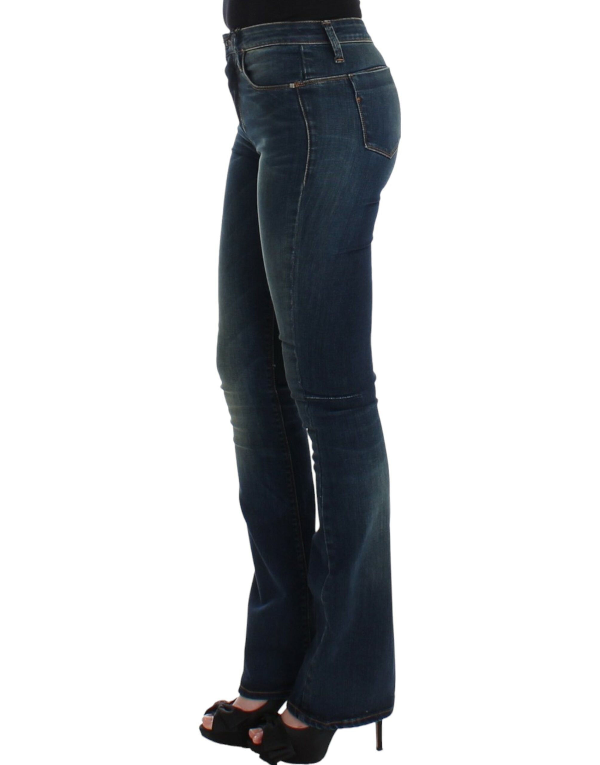 Κοστούμια National Chic Blue Straight Leg Designer Jeans