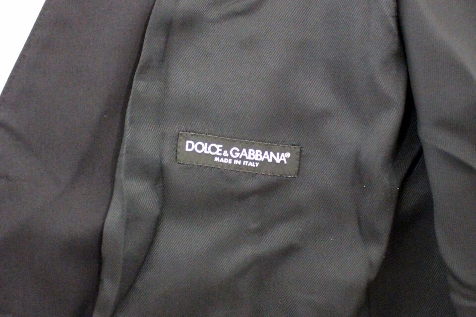 Κομψό Μπλε Βαμβακερό Stretch Γιλέκο Dolce &amp; Gabbana